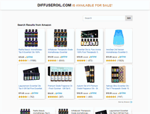 Tablet Screenshot of diffuseroil.com